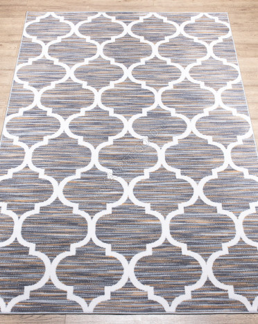 Ковер российский 15746-10742 Лайла де Люкс (Полипропилен, серый)