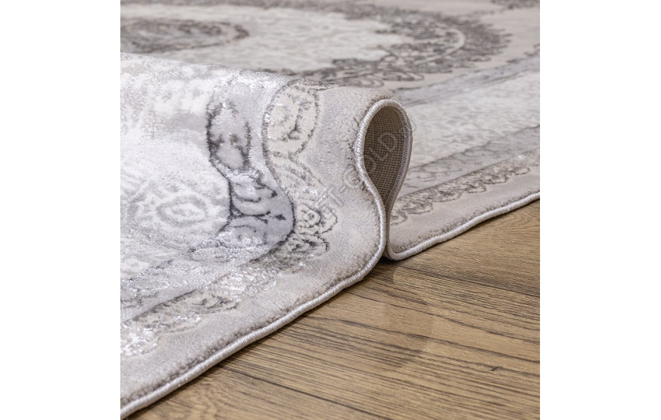 КОВРЫ ДИЗАЙН N891A ЦВЕТ WHITE / GRAY2 Prado