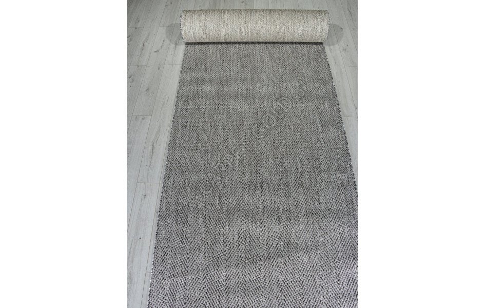 Ковер S156 - DARK GRAY - Дорожка - коллекция KAIR